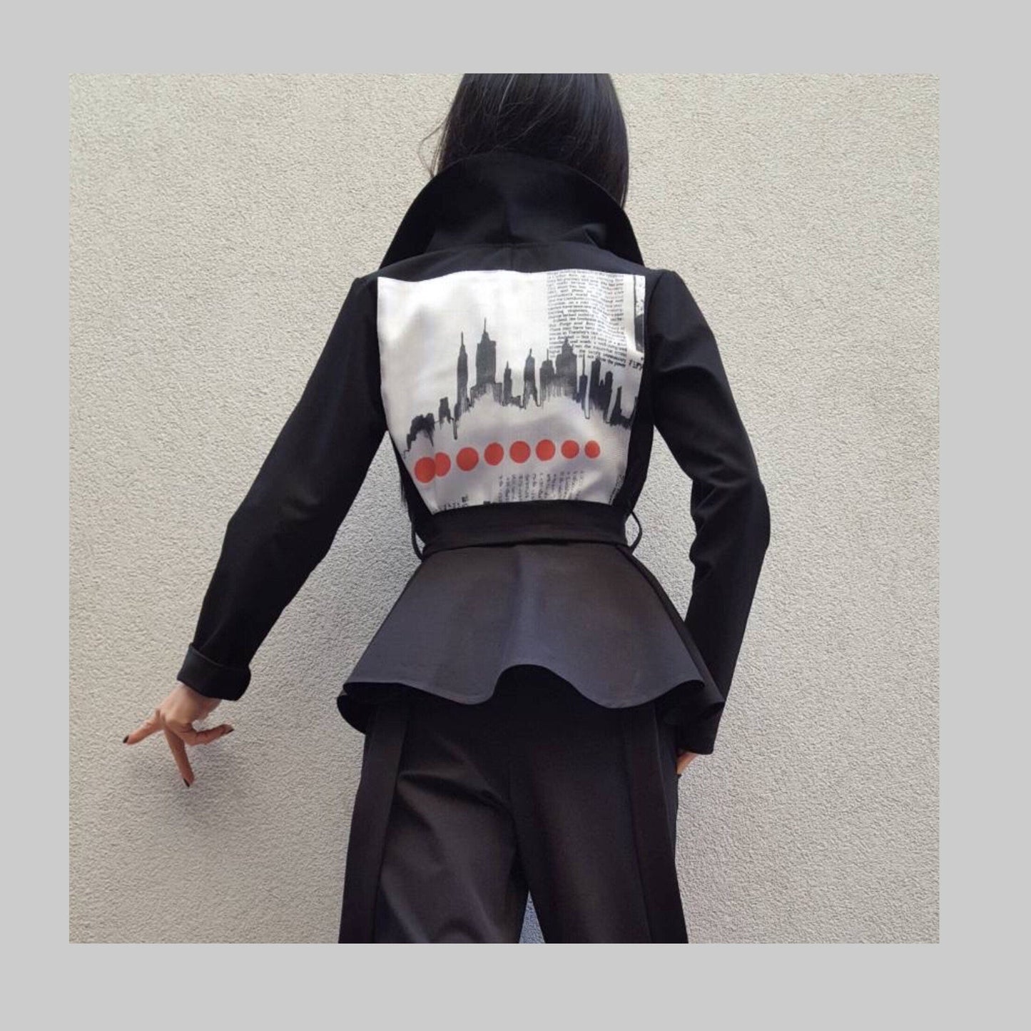 Women Slim Fit Jacket - Handmade clothing from AngelBySilvia - Top Designer Brands 