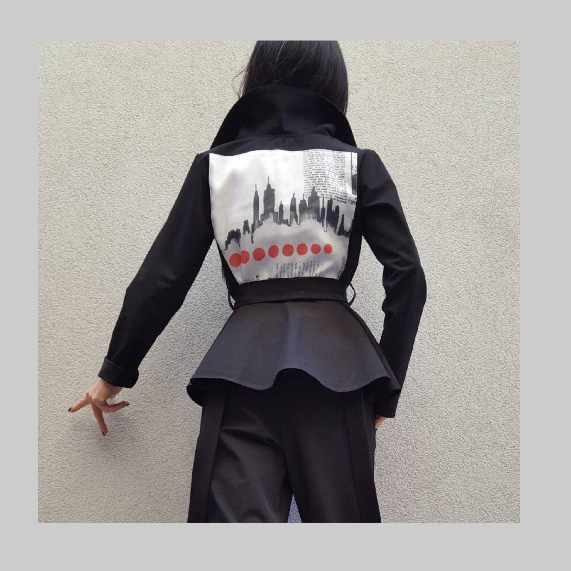 Women Slim Fit Jacket - Handmade clothing from AngelBySilvia - Top Designer Brands 