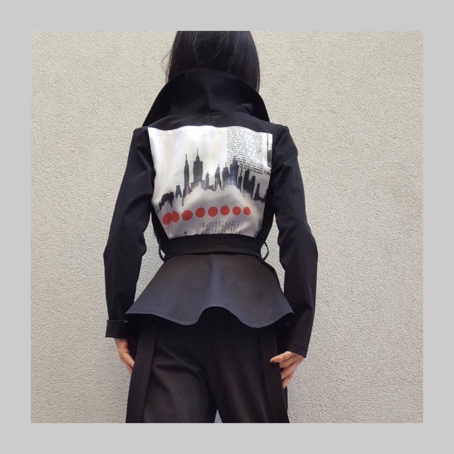 Women Slim Fit Jacket - Handmade clothing from AngelBySilvia - Top Designer Brands 