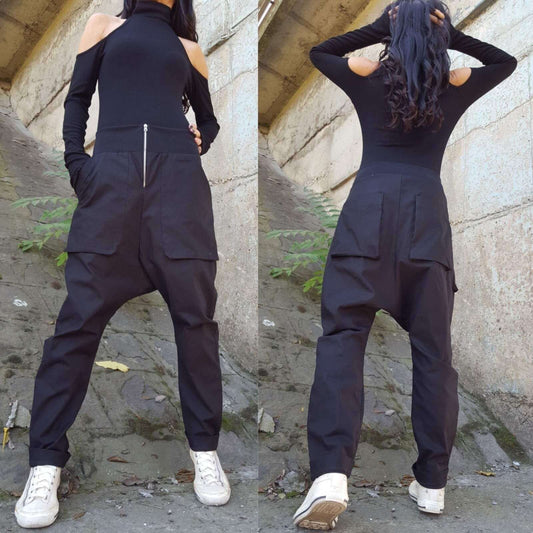 Drop Crotch Women Trousers - Handmade clothing from AngelBySilvia - Top Designer Brands 