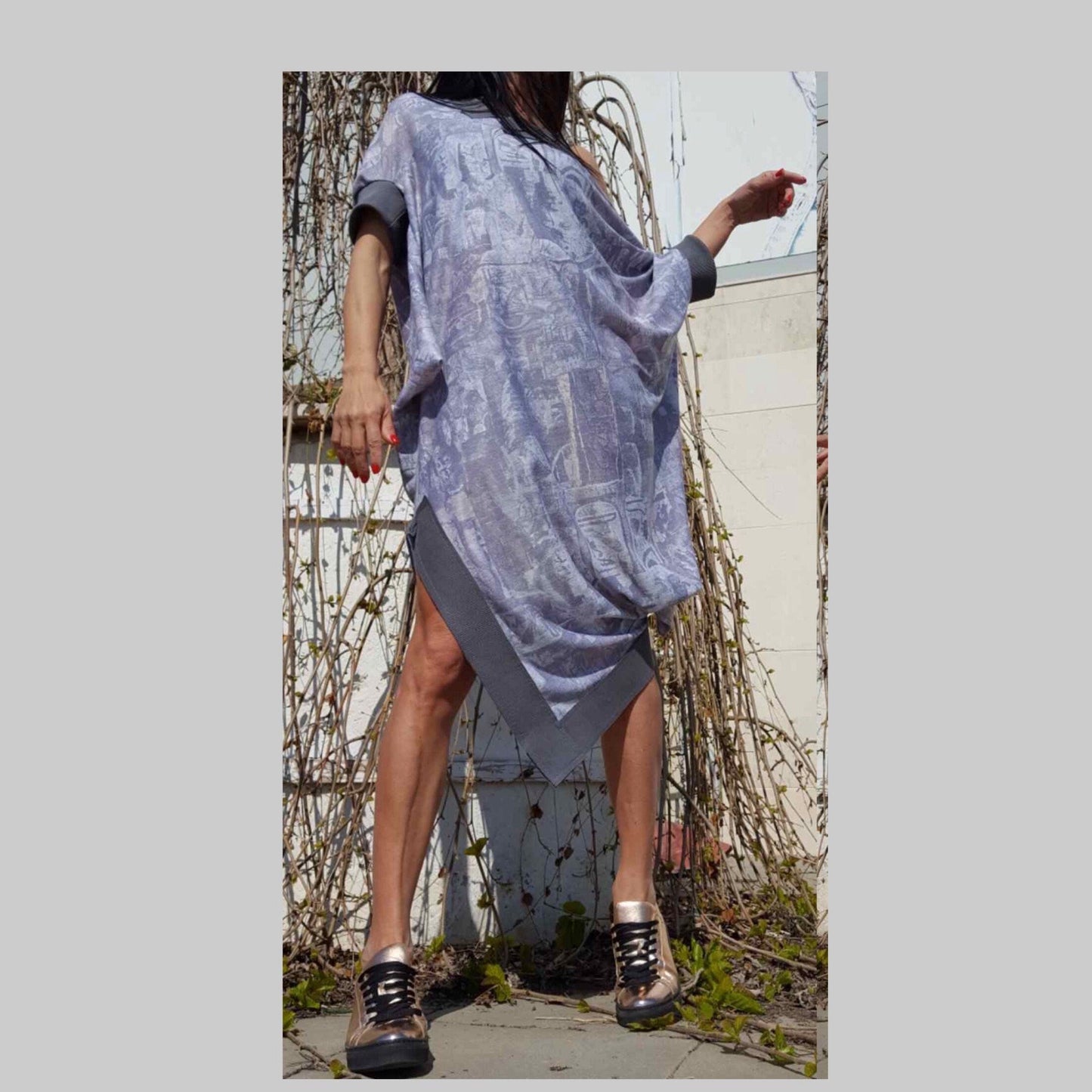 Oversize Women Tunic Dress - Handmade clothing from AngelBySilvia - Top Designer Brands 