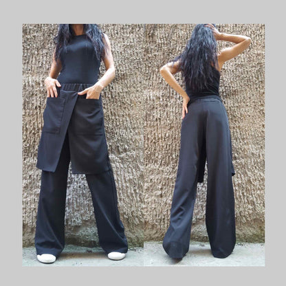 Wide Leg Pants - Handmade clothing from AngelBySilvia - Top Designer Brands 