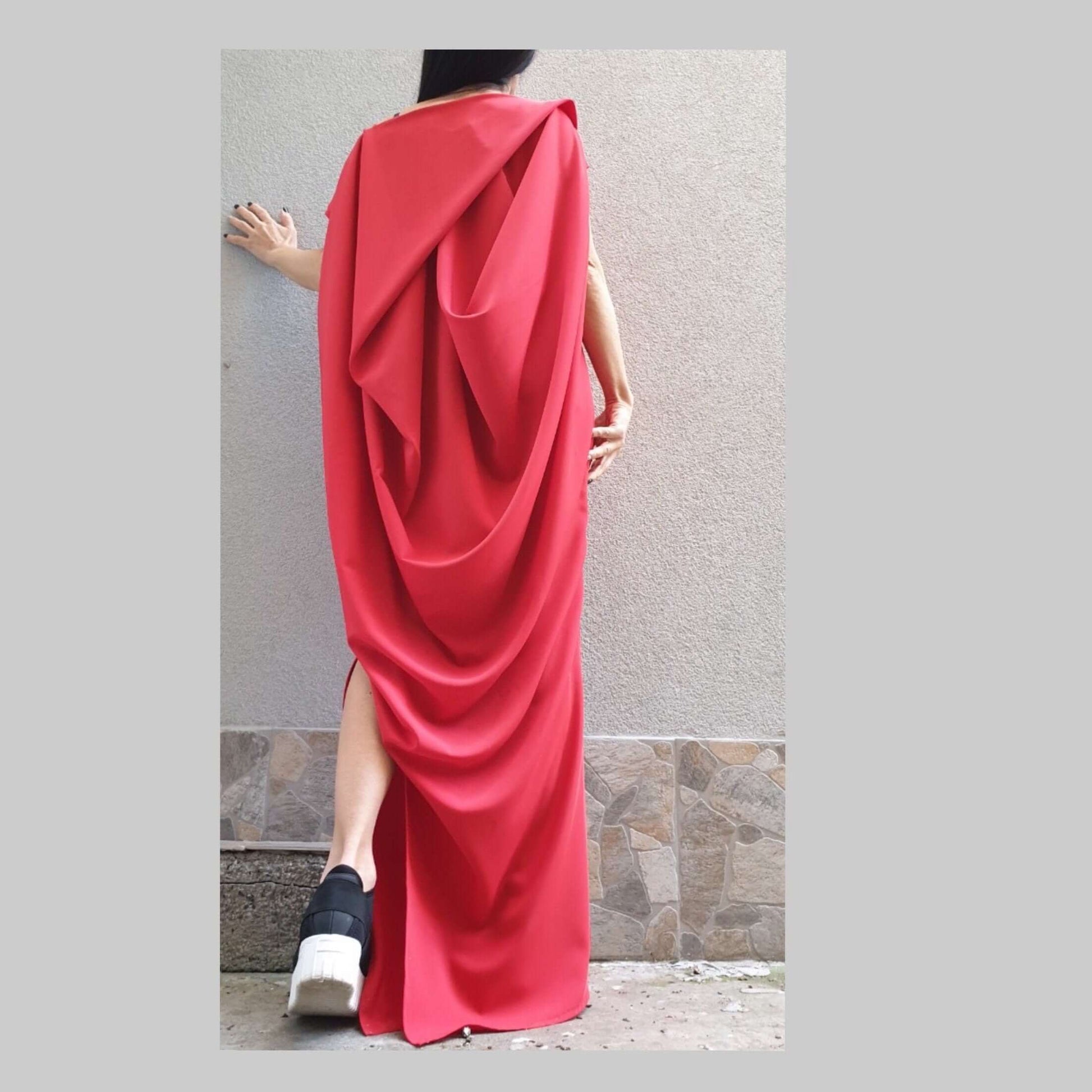 Extravagant Women Red Dress - Handmade clothing from AngelBySilvia - Top Designer Brands 