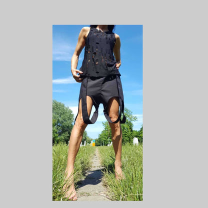 Extravagant Cotton Pants - Handmade clothing from AngelBySilvia - Top Designer Brands 