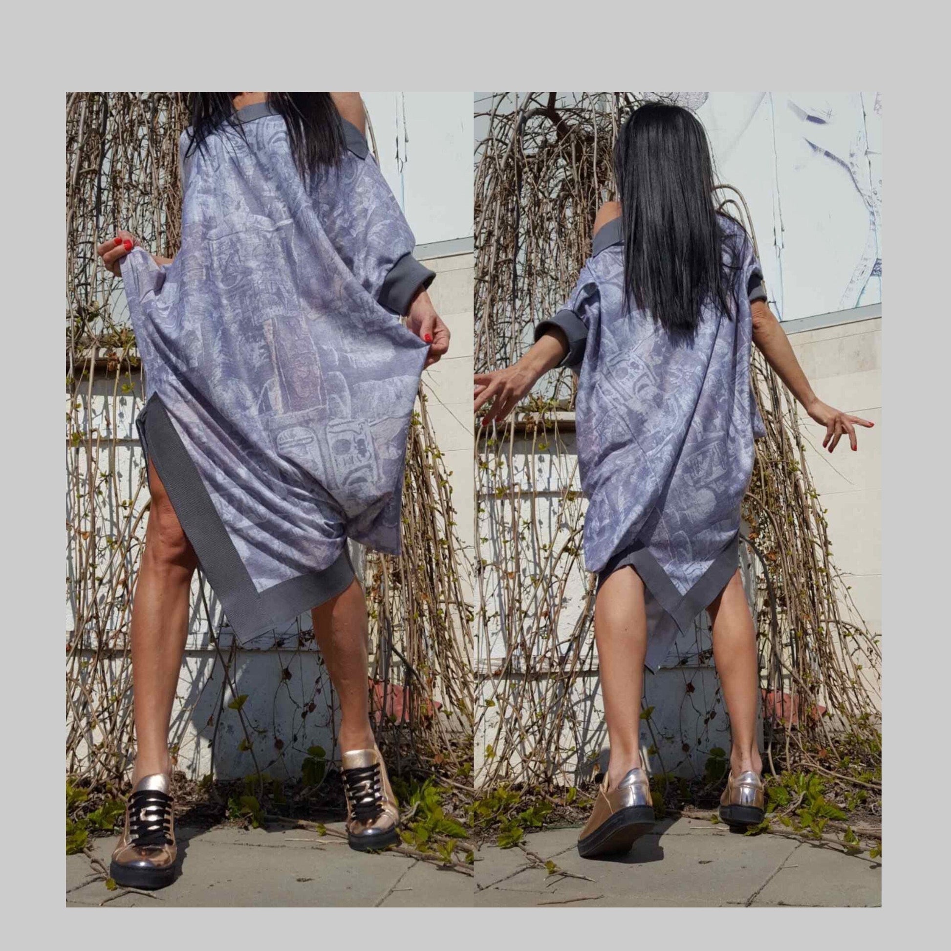 Oversize Women Tunic Dress - Handmade clothing from AngelBySilvia - Top Designer Brands 