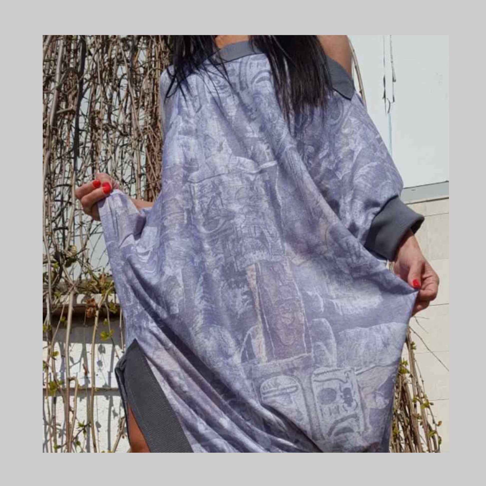 Oversize Women Tunic Dress - Handmade clothing from AngelBySilvia - Top Designer Brands 