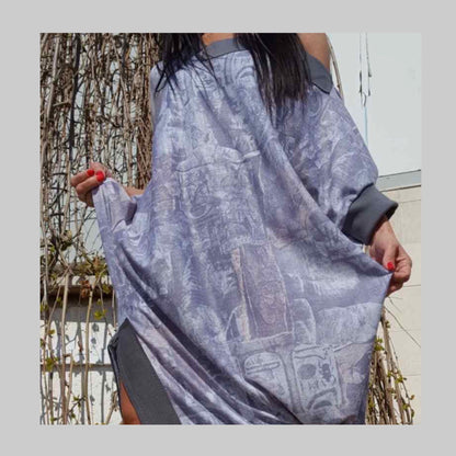 Oversize Women Tunic Dress - Handmade clothing from AngelBySilvia - Top Designer Brands 