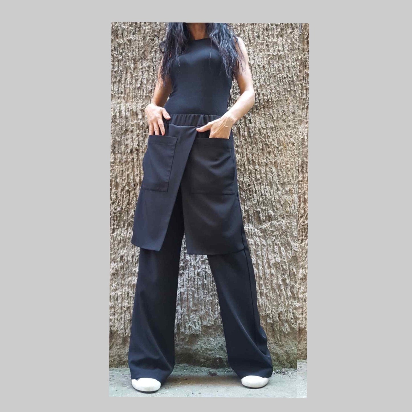 Wide Leg Pants - Handmade clothing from AngelBySilvia - Top Designer Brands 