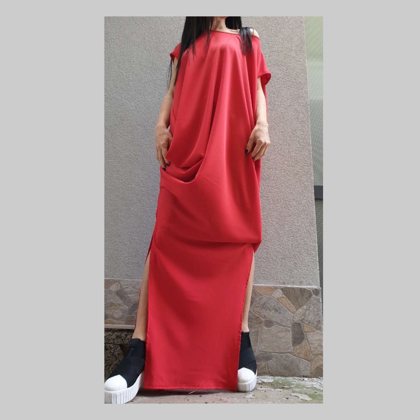 Extravagant Women Red Dress - Handmade clothing from AngelBySilvia - Top Designer Brands 