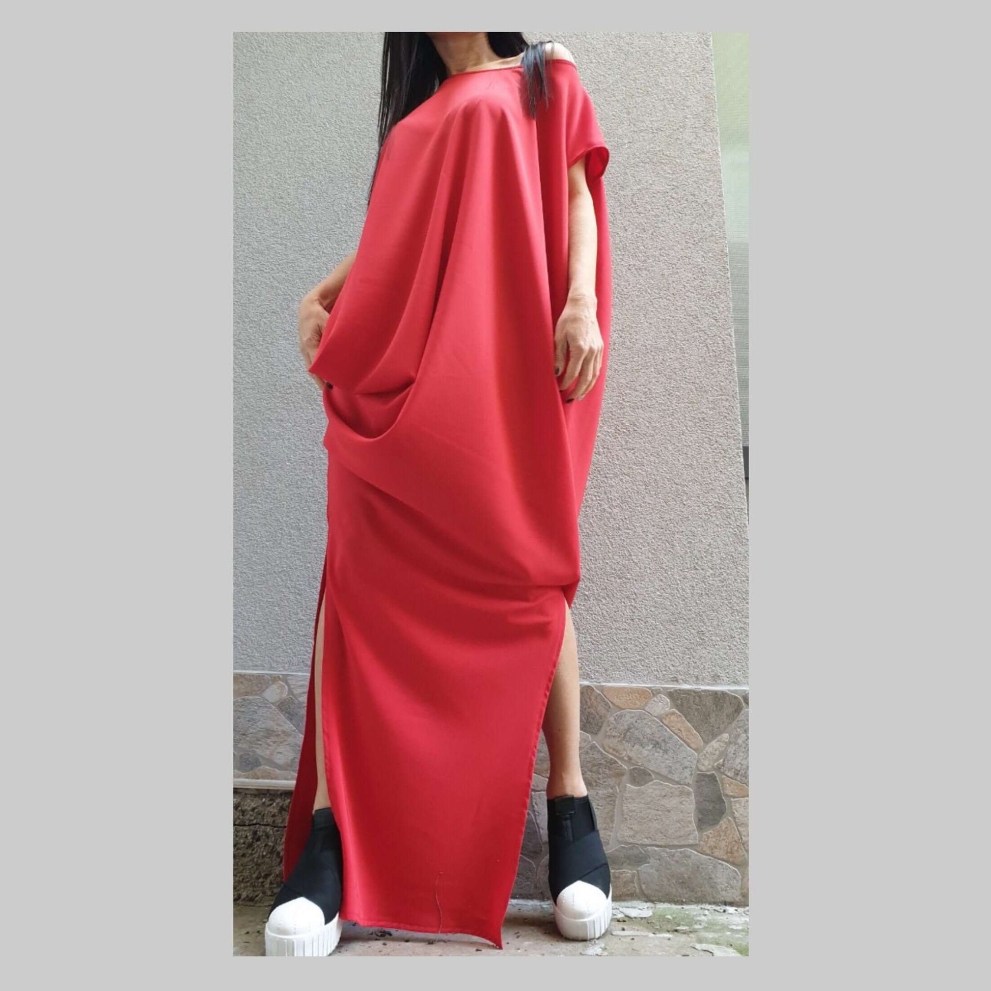 Extravagant Women Red Dress - Handmade clothing from AngelBySilvia - Top Designer Brands 