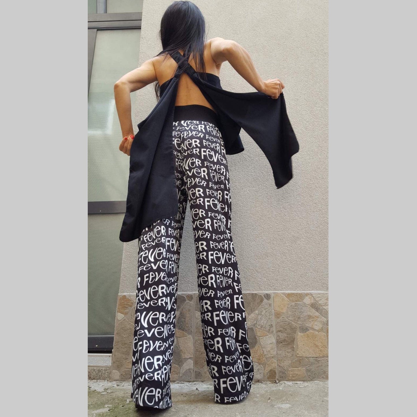 Wide Leg Pants - Handmade clothing from AngelBySilvia - Top Designer Brands 