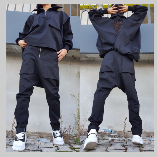 Outer Pockets Pants - Handmade clothing from AngelBySilvia - Top Designer Brands 