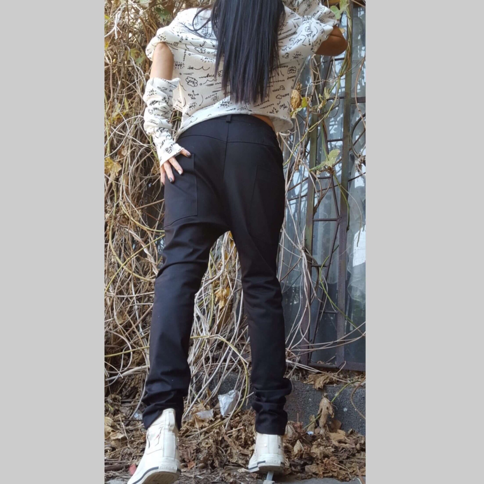 Comfortable Cotton Pants - Handmade clothing from AngelBySilvia - Top Designer Brands 