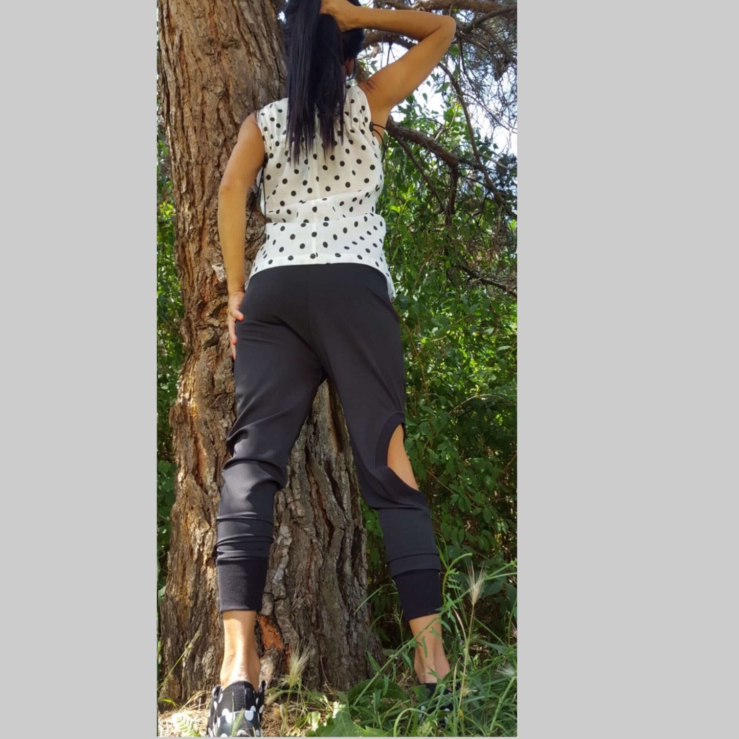 Comfortable Black Pants - Handmade clothing from AngelBySilvia - Top Designer Brands 
