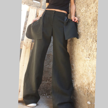 Outer Pockets Pants - Handmade clothing from AngelBySilvia - Top Designer Brands 