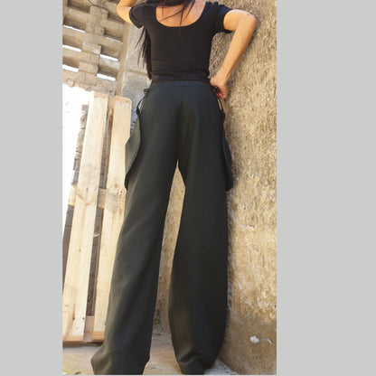 Outer Pockets Pants - Handmade clothing from AngelBySilvia - Top Designer Brands 