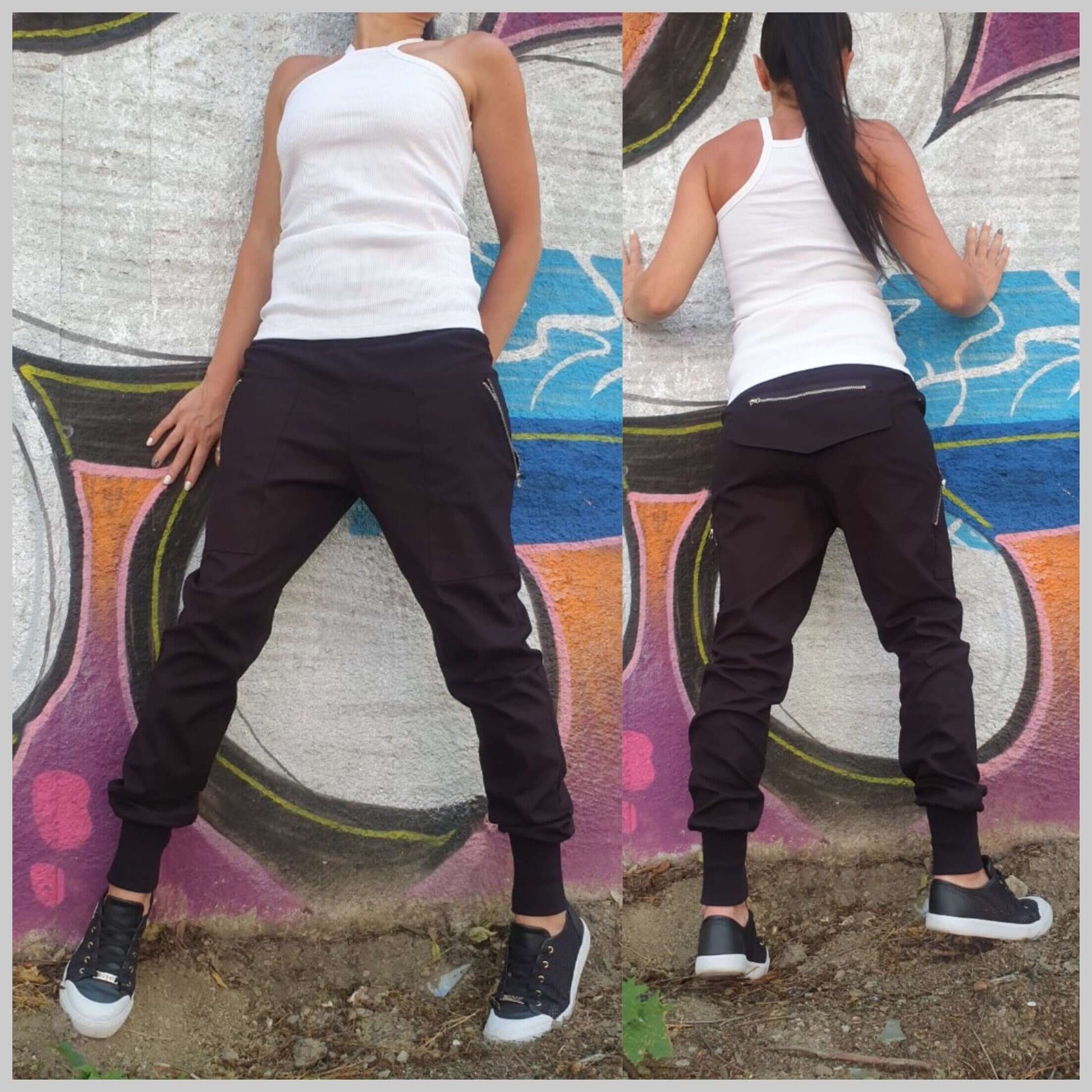 Casual Comfortable Pants - Handmade clothing from AngelBySilvia - Top Designer Brands 