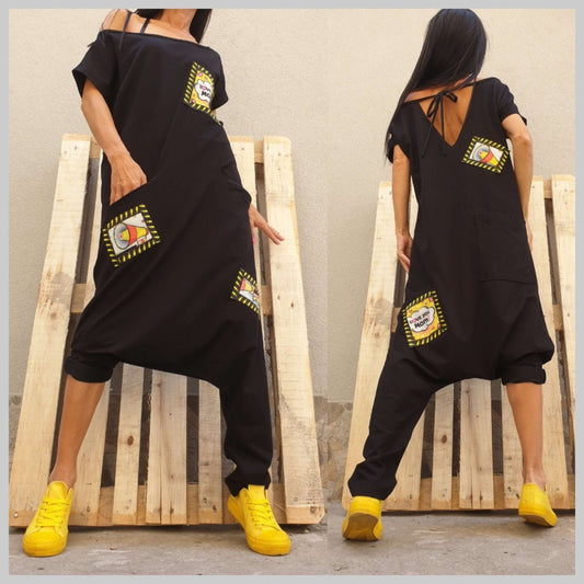 Harem Women Jumpsuit - Handmade clothing from AngelBySilvia - Top Designer Brands 