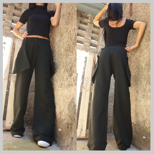Outer Pockets Pants - Handmade clothing from AngelBySilvia - Top Designer Brands 
