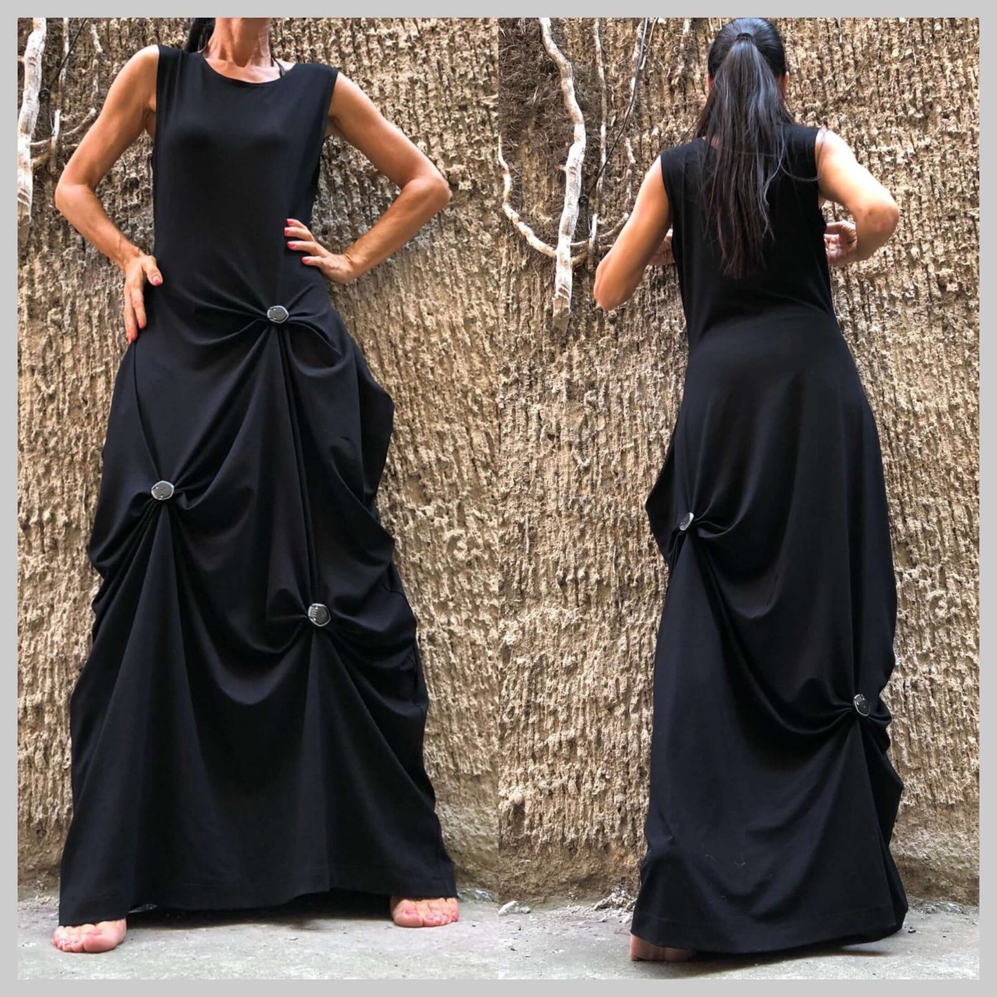 Extravagant Long Dress - Handmade clothing from AngelBySilvia - Top Designer Brands 