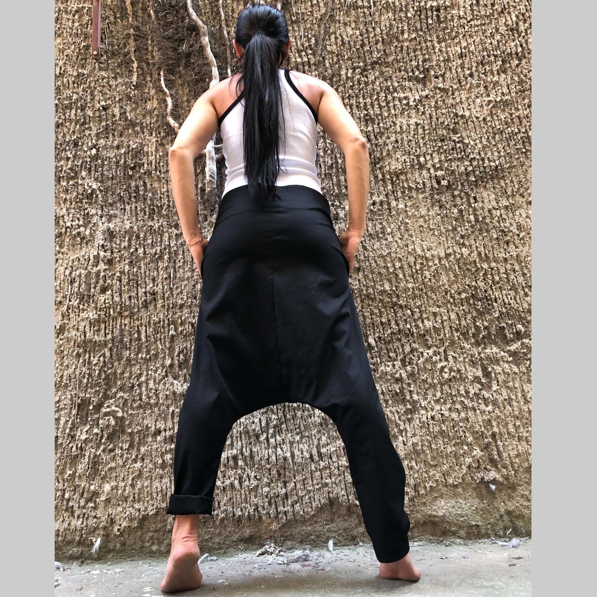 Extravagant Black Trousers - Handmade clothing from AngelBySilvia - Top Designer Brands 