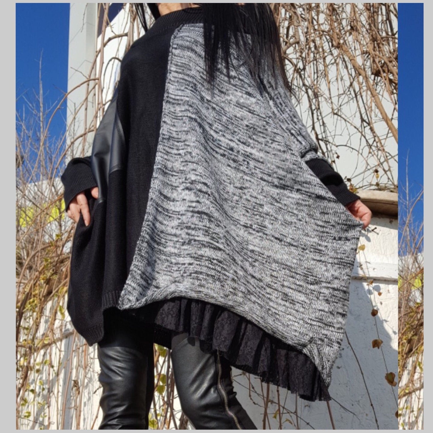 Winter Extravagant Sweater - Handmade clothing from AngelBySilvia - Top Designer Brands 