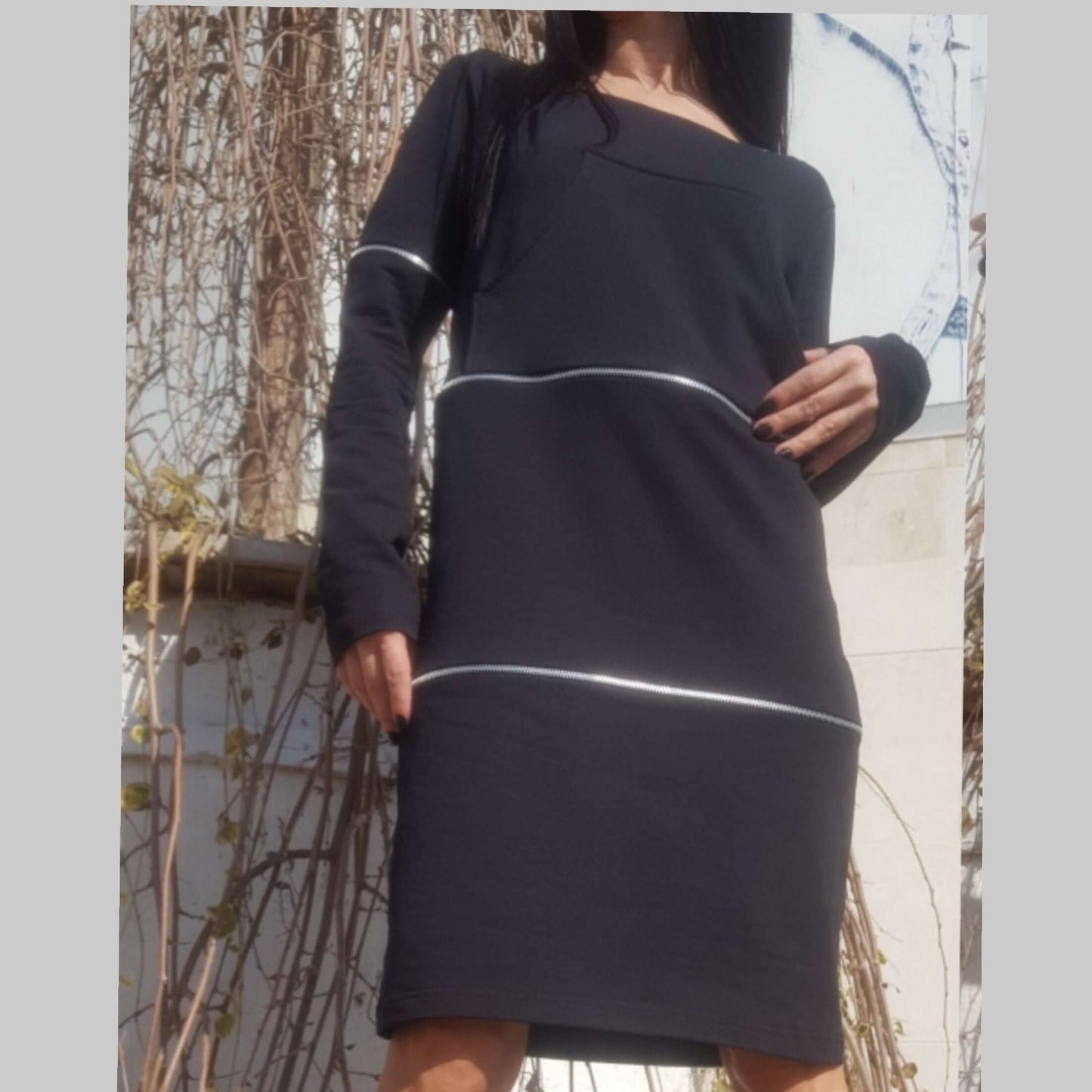Exclusive Knee-length Tunic - Handmade clothing from AngelBySilvia - Top Designer Brands 