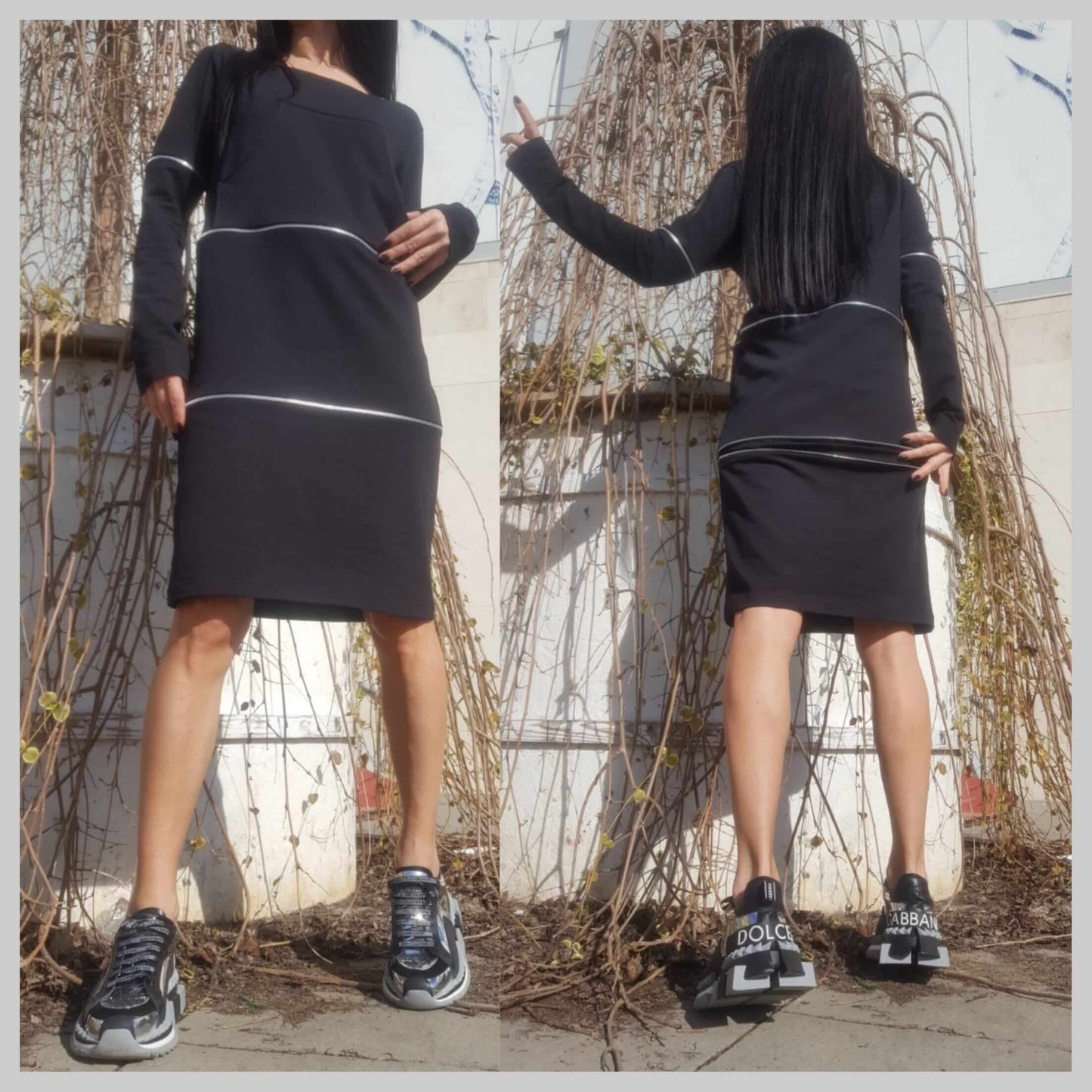 Exclusive Knee-length Tunic - Handmade clothing from AngelBySilvia - Top Designer Brands 
