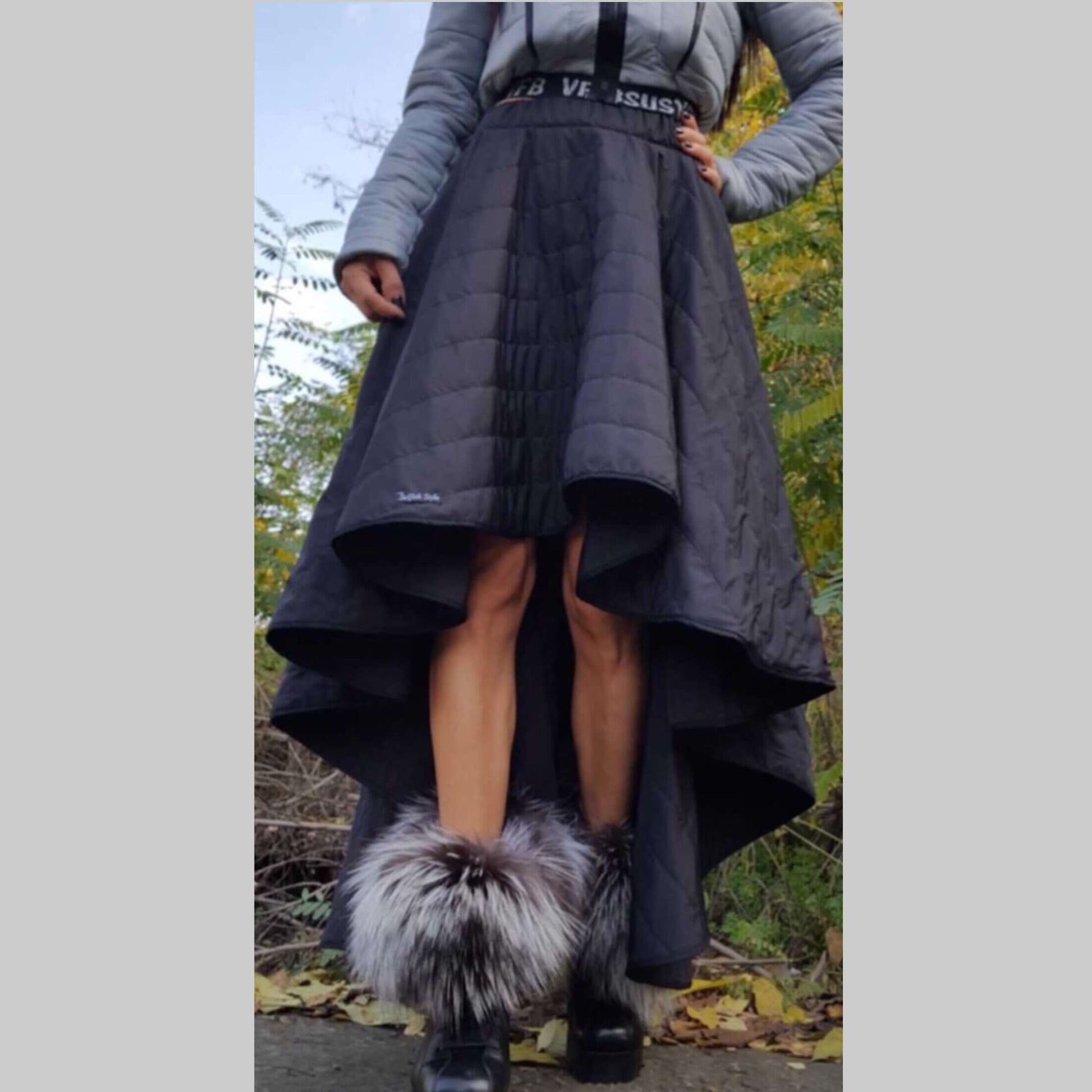 Extravagant Asymmetric Skirt - Handmade clothing from AngelBySilvia - Top Designer Brands 