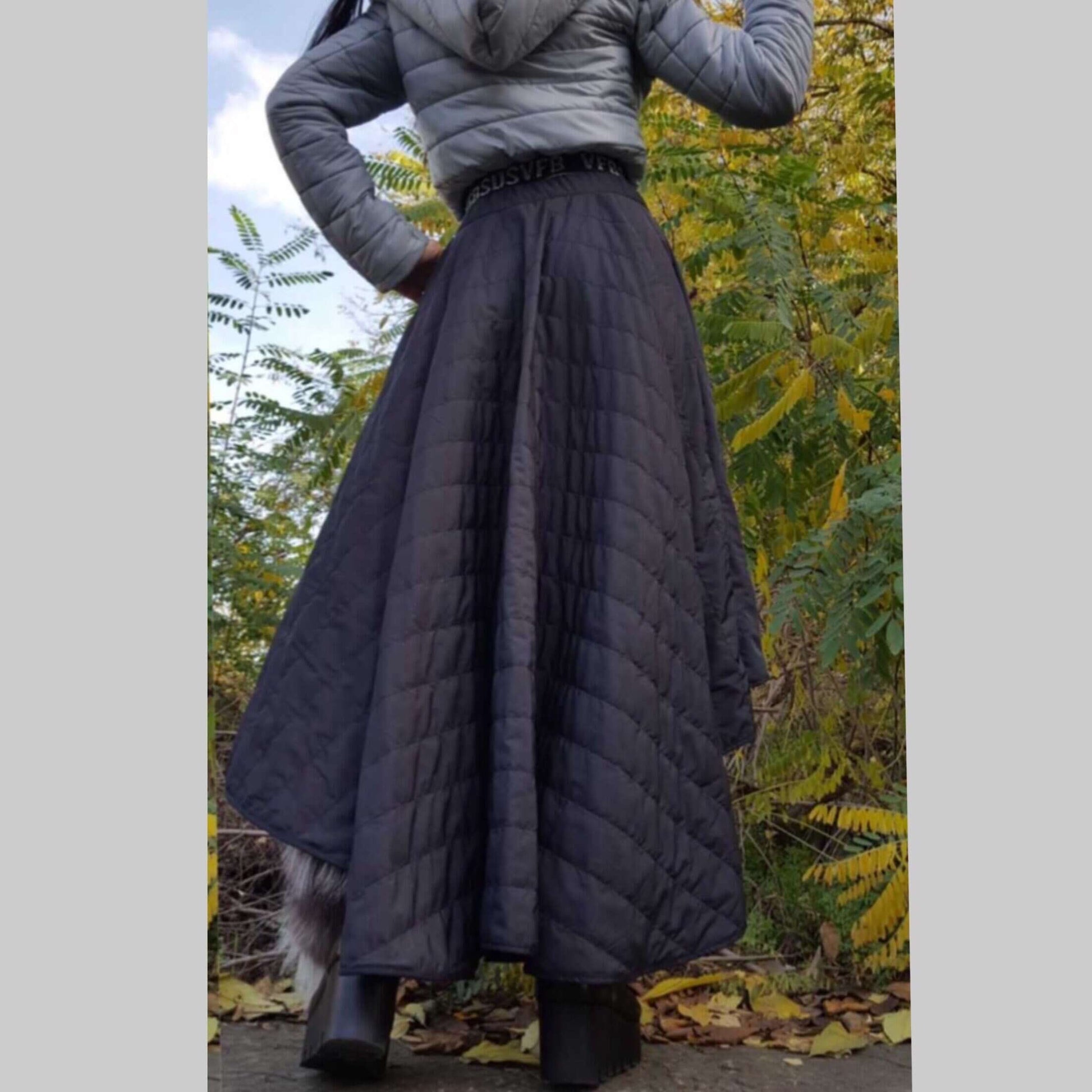 Extravagant Asymmetric Skirt - Handmade clothing from AngelBySilvia - Top Designer Brands 