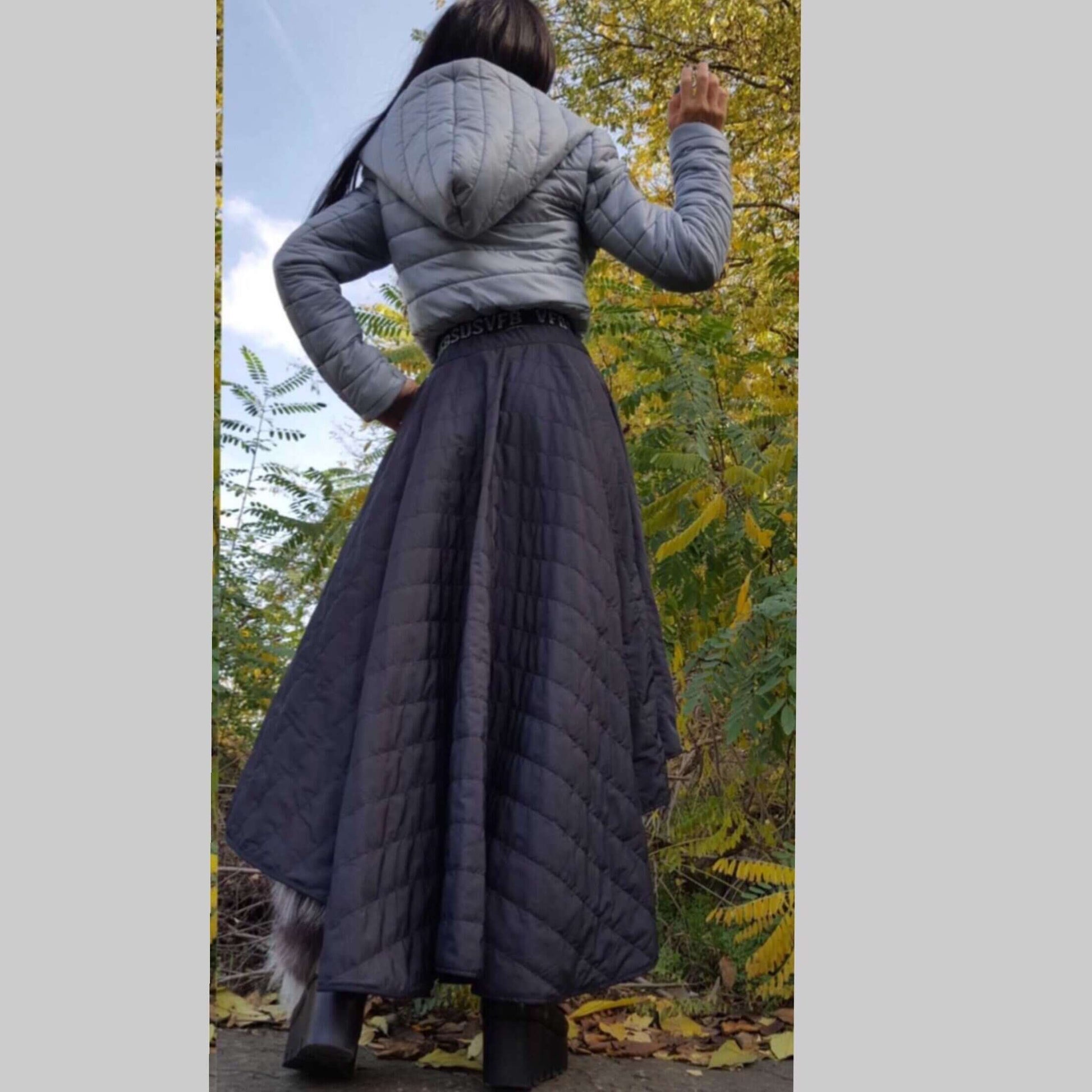 Extravagant Asymmetric Skirt - Handmade clothing from AngelBySilvia - Top Designer Brands 