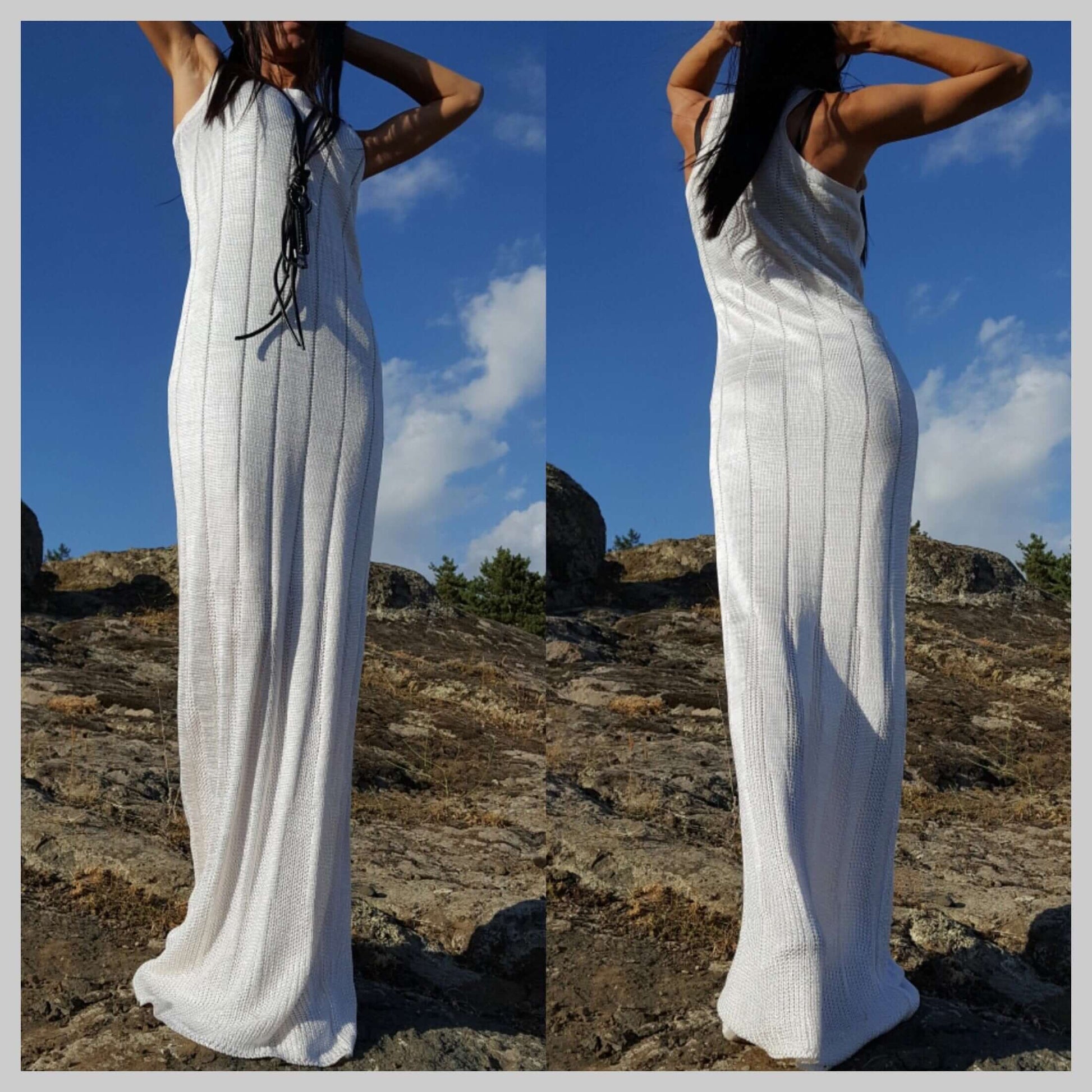 Knitted Casual Dress - Handmade clothing from AngelBySilvia - Top Designer Brands 