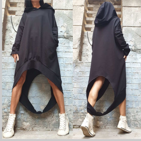 Extravagant Hooded Tunic - Handmade clothing from AngelBySilvia - Top Designer Brands 