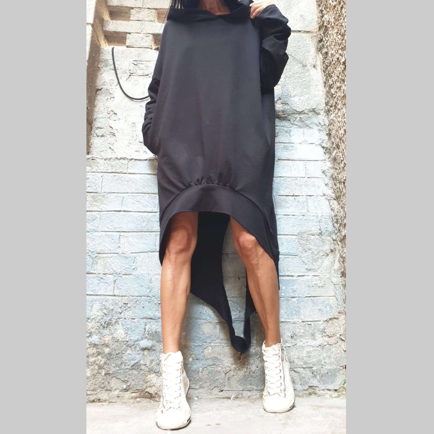 Extravagant Hooded Tunic - Handmade clothing from AngelBySilvia - Top Designer Brands 
