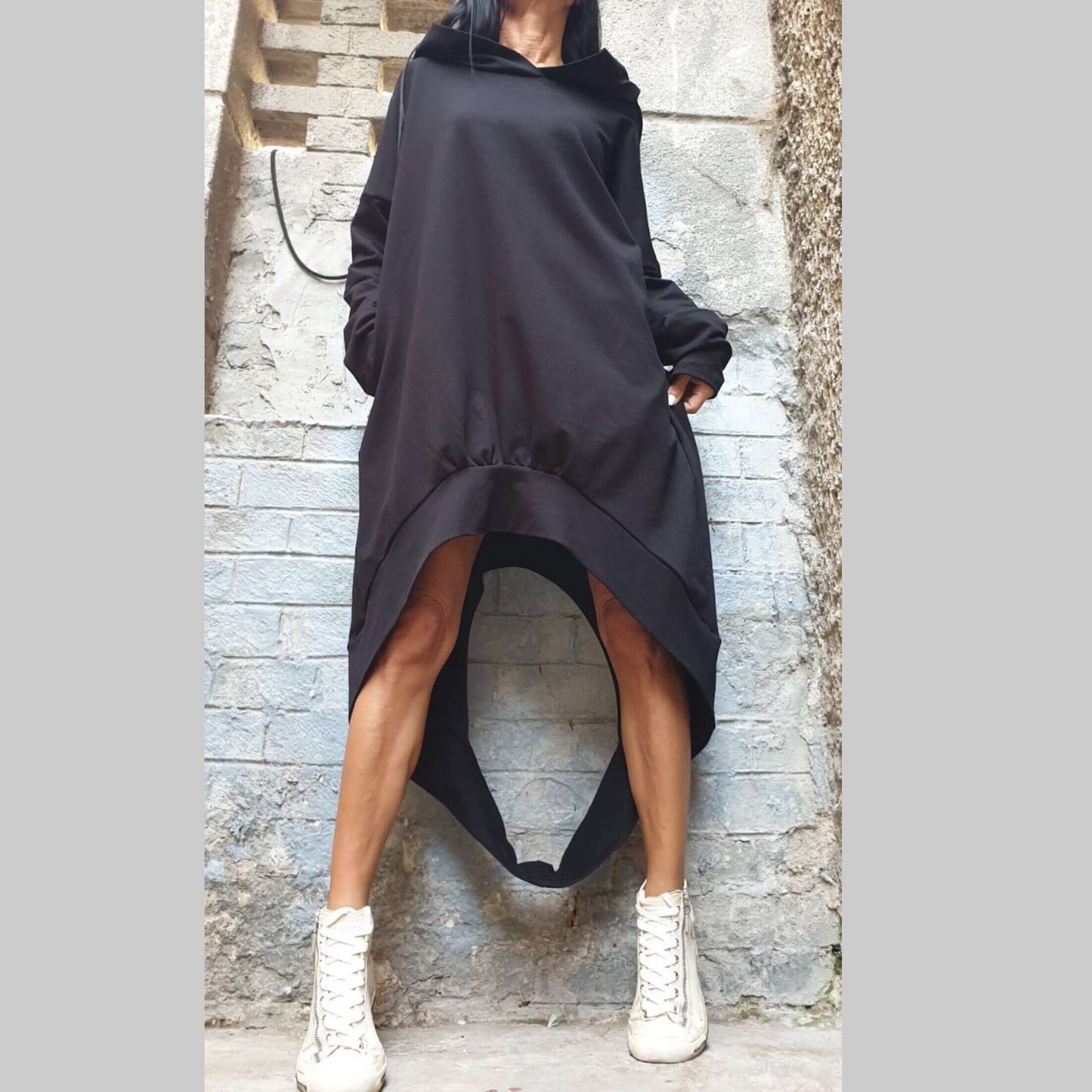 Extravagant Hooded Tunic - Handmade clothing from AngelBySilvia - Top Designer Brands 