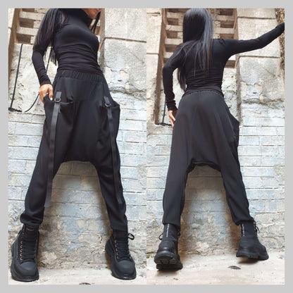 Drop Crotch Pants - Handmade clothing from AngelBySilvia - Top Designer Brands 