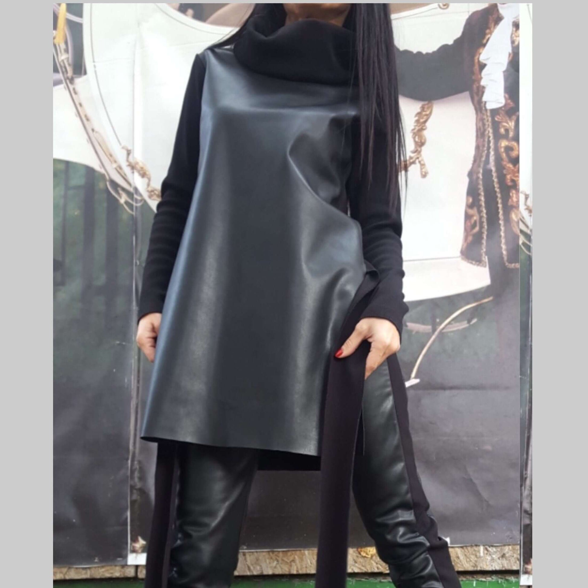 Extravagant Eco Leather Set - Handmade clothing from AngelBySilvia - Top Designer Brands 