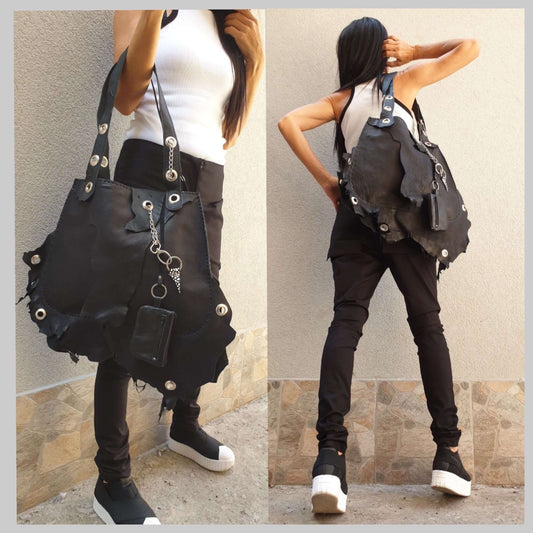 Genuine Leather Bag - Handmade clothing from AngelBySilvia - Top Designer Brands 