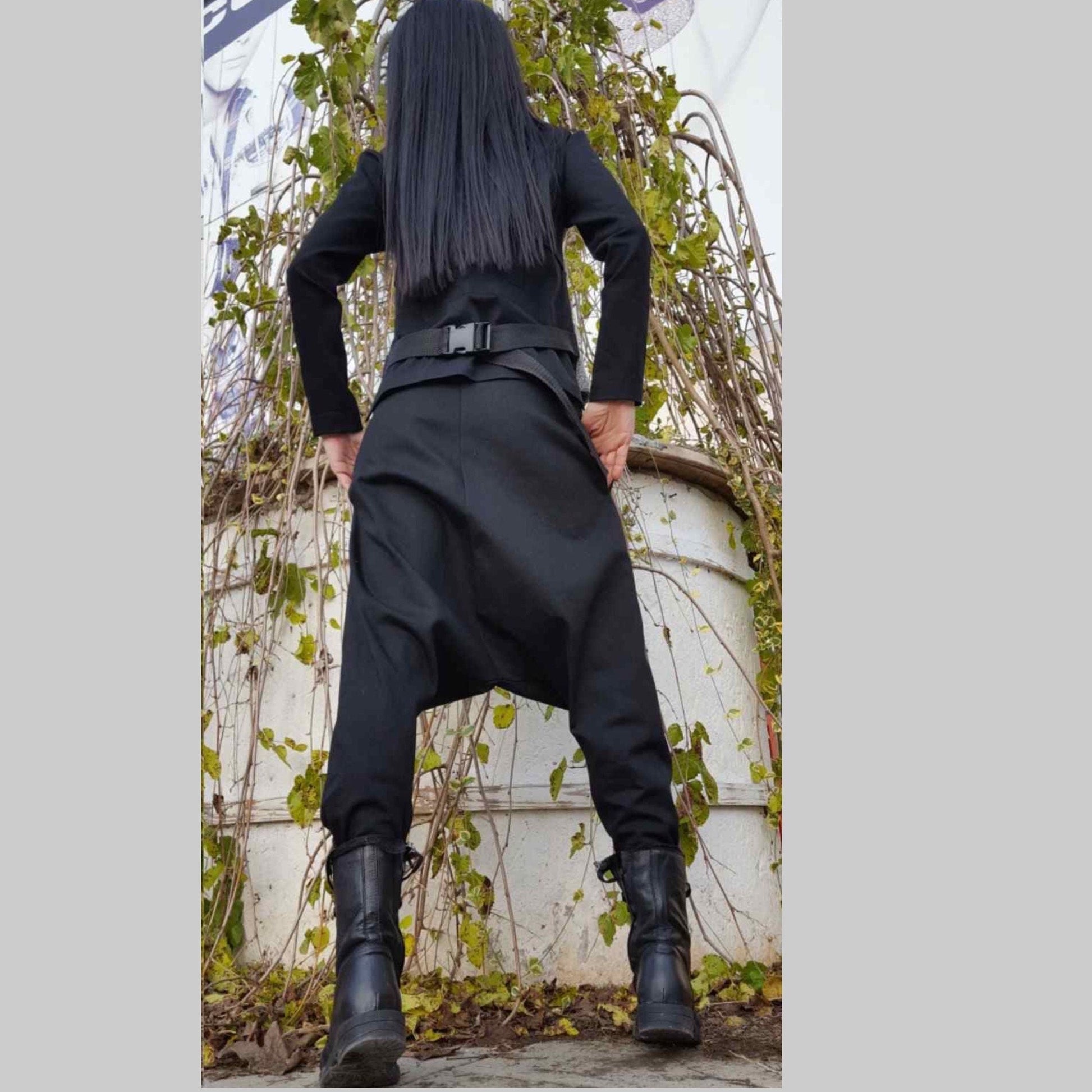 Urban Black Pants - Handmade clothing from AngelBySilvia - Top Designer Brands 