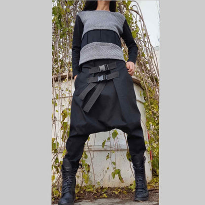 Urban Black Pants - Handmade clothing from AngelBySilvia - Top Designer Brands 