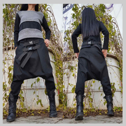 Urban Black Pants - Handmade clothing from AngelBySilvia - Top Designer Brands 