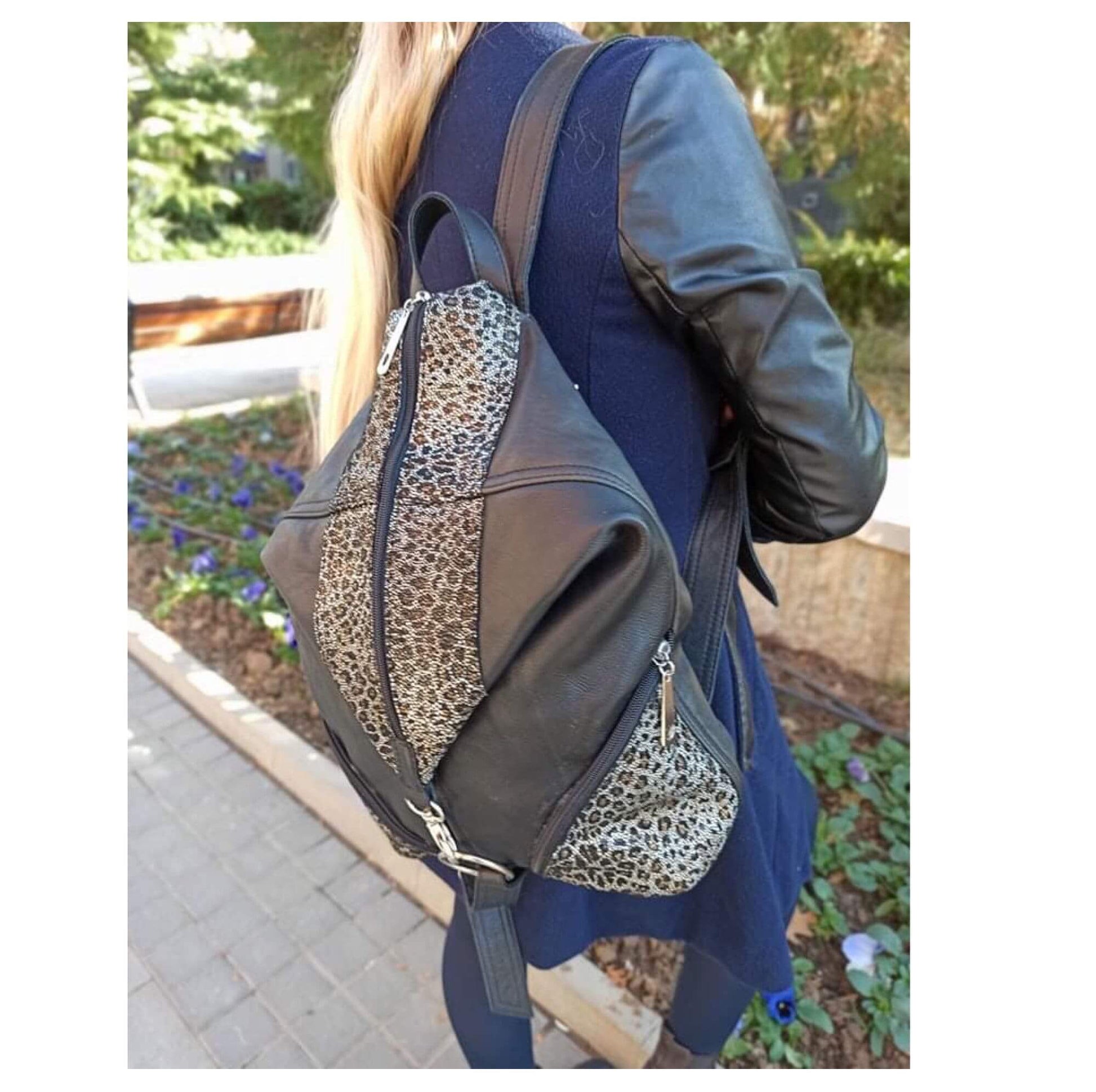 Designer Shoulder Backpack - Handmade clothing from AngelBySilvia - Top Designer Brands 