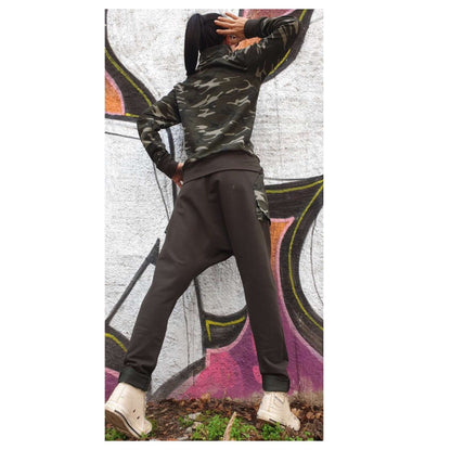 Green Camouflage Everyday Outwear Women Tracksuit - Handmade clothing from AngelBySilvia - Top Designer Brands 