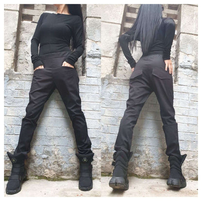 Cotton Women Trousers - Handmade clothing from AngelBySilvia - Top Designer Brands 