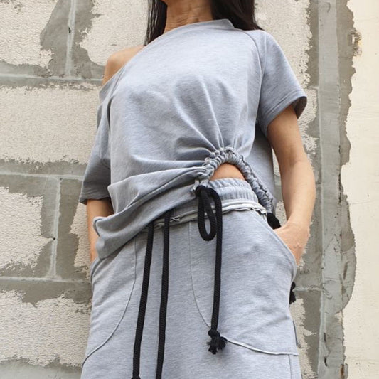 Short Sleeve Woman Blouse - Handmade clothing from AngelBySilvia - Top Designer Brands 