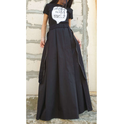 High Waist Gothic Skirt - Handmade clothing from AngelBySilvia - Top Designer Brands 