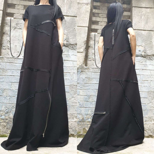 Black Kaftan Dress - Handmade clothing from AngelBySilvia - Top Designer Brands 