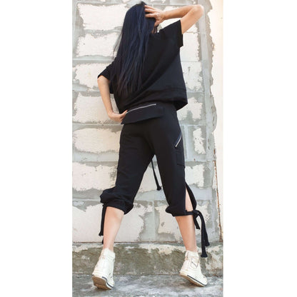 Casual Comfortable Black Set - Handmade clothing from AngelBySilvia - Top Designer Brands 