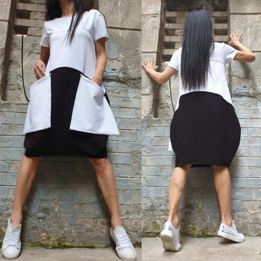 Oversize Cotton Dress - Handmade clothing from AngelBySilvia - Top Designer Brands 