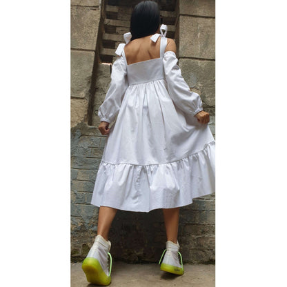 Bare Shoulders Dress - Handmade clothing from AngelBySilvia - Top Designer Brands 